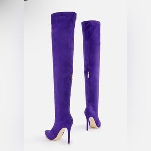 Over the Knee Boots - US 7.5 - Purple